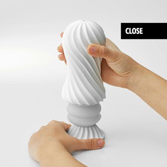 Tenga - Flex Cup Silky Masturbator - Wit