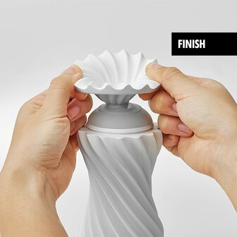 Tenga - Flex Cup Silky Masturbator - Wit