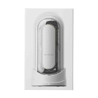 Tenga - Flip Zero Electronic Vibration Masturbator - Wit