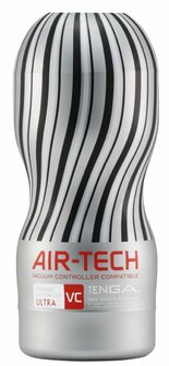 Tenga - Air-Tech Vacuum Cup Masturbator - Ultra - Zilver/Zwart