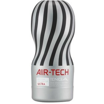 Tenga - Air-Tech Vacuum Cup Masturbator - Ultra - Zwart/Zilver