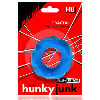 H&uuml;nkyjunk - Fractal Cockring - Teal Ice