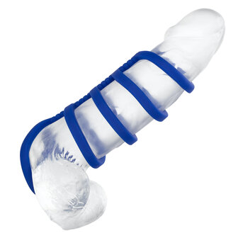 Calexotics - Admiral Xtreme Cage Cockring - Blauw