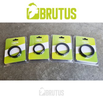 Brutus - Flat Slick - Silicone Cockring - Diameter 40 mm