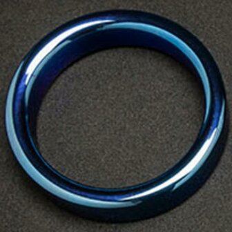 Black Label - BlueBoy -  Donut Cockring - RVS - Blauw - Diameter 45 mm