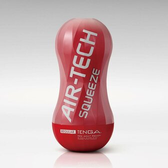 Tenga - Air-Tech Squeeze Masturbator - Regular - Rood