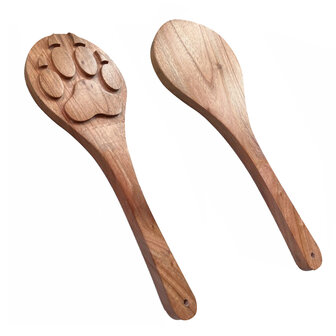 Black Label - Wooden Wolf Paw Paddle