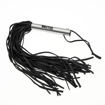 Brutus - Zweep - Leren Flogger met Stalen Handvat - Leather Flogger Large