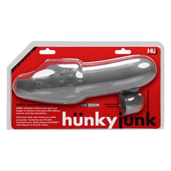 H&uuml;nkyjunk - Swell Adjust Fit - Penis Sleeve - Grijs