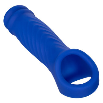 Calexotics - Admiral Liquid Silicone Wave Penis Sleeve - Blauw