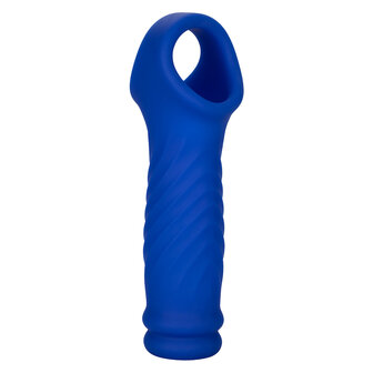 Calexotics - Admiral Liquid Silicone Wave Penis Sleeve - Blauw