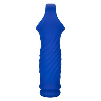 Calexotics - Admiral Liquid Silicone Wave Penis Sleeve - Blauw