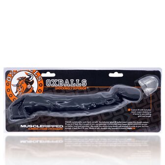 Oxballs - Muscle Ripped - Penis Sleeve - Zwart