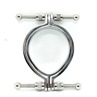 Black Label - Stainless Steel Pussy Clamp 2.0 met 55 mm. Fuck Hole