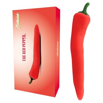 Gem&uuml;se - The Red Pepper - Vibrerende Groente Vibrator - 10 snelheden