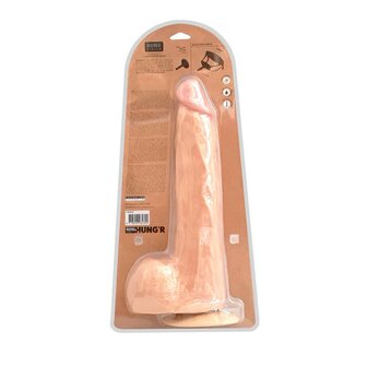 HUNG&#039;R - Taurus - Dildo Lichte huidskleur - 35 cm - &Oslash; 6.9 cm