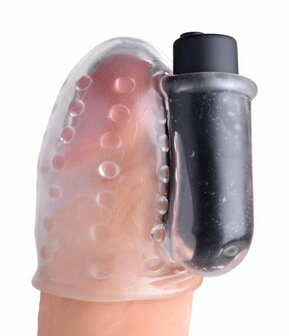 Trinity Vibes - Eikel Vibrator met afstandsbediening - Transparant