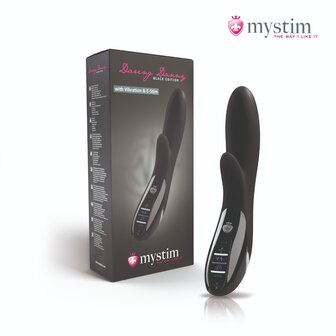 Mystim - Electrosex - Daring Danny - E-Stim Vibrator - Black Edition - Zwart