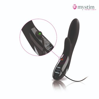 Mystim - Electrosex - Daring Danny - E-Stim Vibrator - Black Edition - Zwart