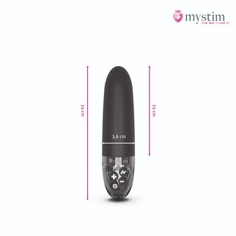 Mystim - Electrosex - Sleak Freak - E-stim Vibrator - Zwart