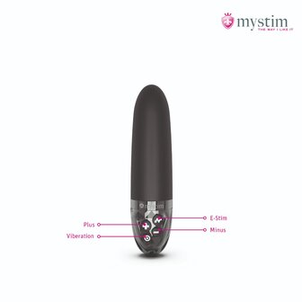 Mystim - Electrosex - Sleak Freak - E-stim Vibrator - Zwart