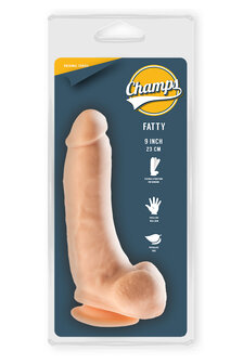 Champs - Fatty - Original Dildo - 23 x 4 cm - Lichte Huidskleur