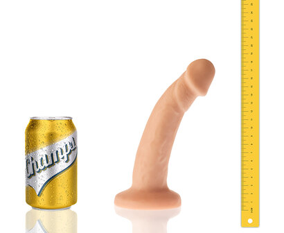 Champs - Funky - Original Dildo - 18.5 x 3 cm - Lichte Huidskleur