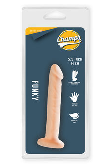 Champs - Punky - Original Dildo - 14 x 2 cm - Lichte Huidskleur