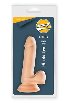 Champs - Shorty - Original Dildo - 15 x 3 cm - Lichte Huidskleur