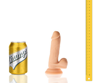 Champs - Shorty - Original Dildo - 15 x 3 cm - Lichte Huidskleur