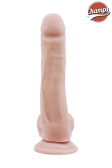 Champs - Baldy - Dual Density Dildo - 23 x 4 cm - Lichte Huidskleur