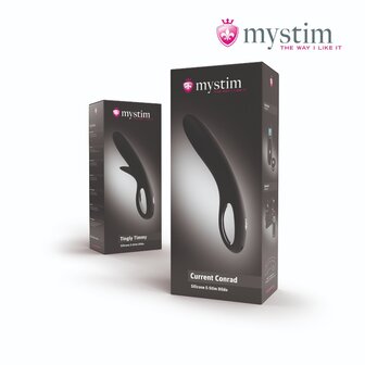 Mystim - Electrosex - Tingly Timmy - E-Stim Dildo - Black