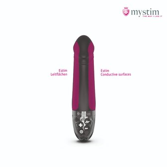 Mystim - Electrosex - Real Deal Neal - E-stim Vibrator - Black