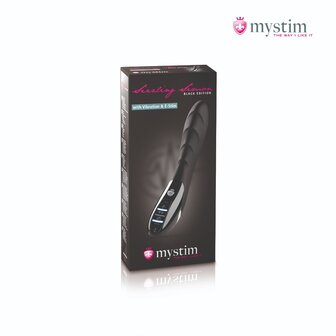 Mystim - Electrosex - Sizzling Simon - E-stim Vibrator - Black