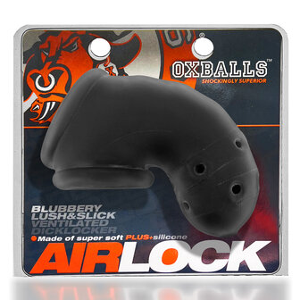 Oxballs - Airlock - Air-Lite Vented Chastity - Black Ice