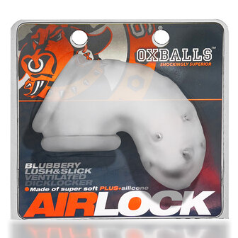 Oxballs - Airlock - Air-Lite Vented Chastity - Transparant Ice