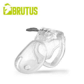 Brutus Stealth - Kuisheidskooi - Transparante Peniskooi van onverwoestbaar Polycarbonaat - STEALTH - Chastity Cage Clear