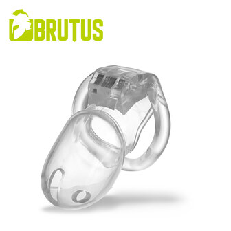 Brutus Stealth - Kuisheidskooi - Transparante Peniskooi van onverwoestbaar Polycarbonaat - STEALTH - Chastity Cage Clear