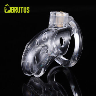 Brutus - Kuisheidskooi - Transparante Peniskooi - Shark - SHARK - Chastity Cage Clear