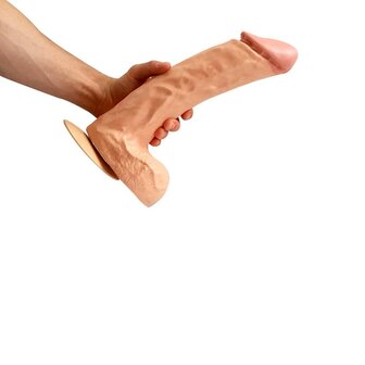 HUNG&#039;R - Gustav - Dildo - Lichte huidskleur - 33 cm - &Oslash; 6.8 cm