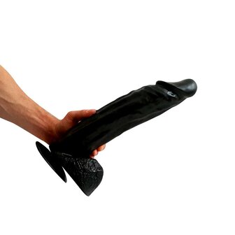 HUNG&#039;R - Goliath - Dildo - Zwart - 36 cm - &Oslash; 7.6 cm