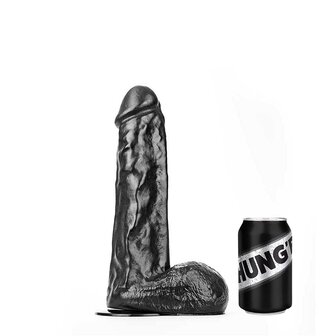 HUNG&#039;R - David - Dildo - Zwart - 33 cm - &Oslash; 7.6 cm