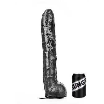 HUNG&#039;R - Brutus - Dildo - Zwart - 44.5 cm - &Oslash; 7.3 cm