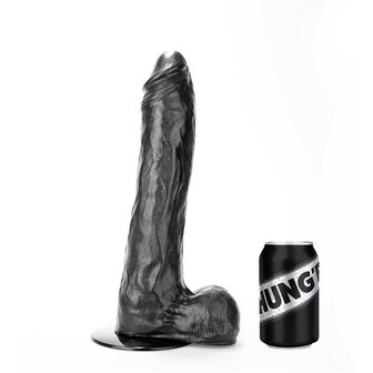 HUNG&#039;R - Maxim - Dildo - Zwart - 33.5 cm - &Oslash; 6.6 cm