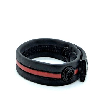 665 - Ballstretcher - Rood Zwart - Neoprene Racer Gun Strap - Rood