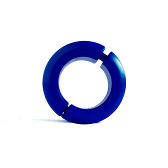 Black Label - Donut Ballstretcher - 30 x 35 mm - RVS - Mat Blauw