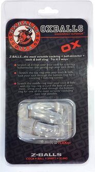 Oxballs - Z-Balls Ballstretcher - Transparant