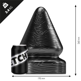 Stretch&#039;r - Sirup - XXL Buttplug - Zwart Metallic - Maat XL