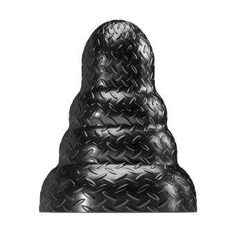 Stretch&#039;r - Tripole - XXL Buttplug - Zwart Metallic - Maat XL