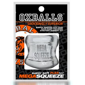 Oxballs - Mega Squeeze - Rekbare Ballstretcher - TPR - Transparant